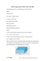 Giải bài tập trang 118 SGK Toán 5: Mét khối 