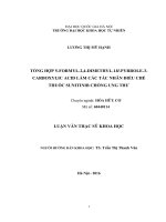 Tổng hợp 5-formyl-2,4-dimethyl-1H-pyrrole-3-carboxylic acid làm các tác nhân điều chế thuốc Sunitinib chống ung thư