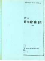 Sổ tay kỹ thuật nồi hơi  Nguyễn Ngọc Chất  Phan Sâm Nguyễn Hữu Sinh