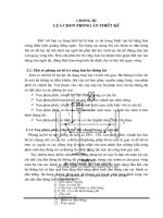 CHƯƠNG 3 lựa CHỌN PHƯƠNG án THIẾT kế hệ THỐNG lái XE HUYNDAI 2,5t  