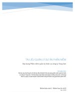 Quản lý dự án phần mềm quản lý nhân sự