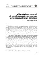 Thế ứng đối văn hóa của Đại Việt với các quốc gia khu vực - qua hành trạng và tâm thức của một số quý tộc thời Trần