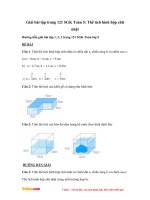 Giải bài tập trang 121 SGK Toán 5: Thể tích hình hộp chữ nhật 