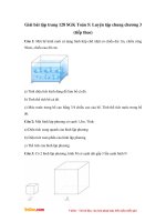 Giải bài tập trang 128 SGK Toán 5: Luyện tập chung chương 3 (tiếp theo) 