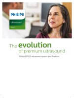 EPIQ 5 spec sheet  máy siêu âm