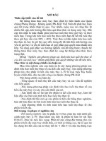 Luận án tiến sĩ nghiên cứu phương pháp xác định tiêu hao tuổi thọ thực tế của kết cấu máy ba tt 