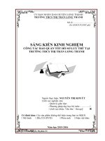 SKKN: Công tác bảo quản tốt hồ sơ lưu trữ tại trườngTHCS