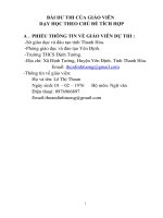 GIÁO ÁN DẠY HỌC TÍCH HỢP MÔN NGỮ VĂNVĂN BẢN “BẾP LỬA” CỦA BẰNG VIỆT NGỮ VĂN 9  TẬP 1