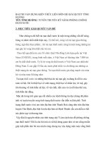 Bài thi tích hợp liên môn học sinhTUYÊN TRUYỀN KỸ NĂNG PHÒNG CHỐNG ĐUỐI NƯỚC