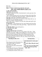 giáo án lịch sử địa phương sóc sơn 7 Sóc Sơn thời phong kiến