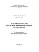 Vai trò của cạnh tranh cá nhân đối với xu hướng tiêu dùng thương hiệu quốc tế của người việt nam 