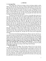 SKKN tiếng việt: Kinh nghiệm rèn kĩ năng sử dụng vốn từ và câu cho học sinh bằng xây dựng trò chơi “Tích truyện dân gian” trong dạy học Tiếng Việt lớp 4