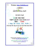 20 de thi thu THPT QG mon toan năm 2017 giai chi tiet