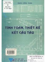 Tính toán, thiết kế kết cấu tàu  trần công nghị 