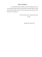 Giải pháp nâng cao hiệu quả kinh doanh tai Hotel Continental Saigo