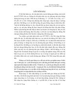 Đồ án thiết kế và tổ chức thi công hầm mêtrô đặt nông trong thành phố