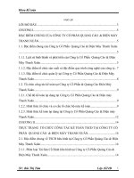 Kế toán TSCĐ hữu hình tại Công ty Cổ Phần Quảng Cáo  Điện Máy Thanh Xuân.