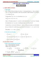 CHINH PHỤC CHUYÊN đề TÍCH PHÂN