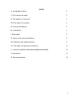 SKKN tiếng anh: Combining effectively forms of practice and test their vocabulary in English class 5