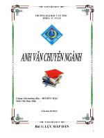 tổng hợp báo cáo anh văn chuyên ngành sư phạm vật lý