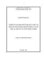 Toàn văn Nghiên cứu kết hợp công nghệ GPS và thủy âm trong đo vẽ bản đồ địa hình đáy biển tỷ lệ lớn phục vụ thiết kế các công trình ven biển
