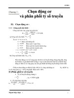 Đồ án nguyên lý chi tiết máy