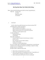 Đề tài Phân tích thiết kế hệ thống quản lý thiết bị của khoa công nghệ thông tin