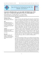 Ứng dụng mô hình thủy lực hai chiều mô phỏng đặc tính thủy thực và tính toán bồi xói ở vùng cửa sông Định An