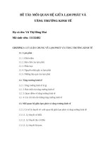 Đề cương Đề án LTTCTT