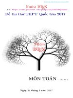 bo de thi thu kem dap an chi tiet mon toan thpt quốc gia nam 2017
