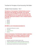 Test bank for principles of cost accounting 16th edition 