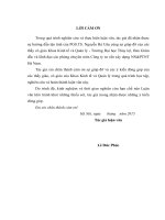 Giải pháp nâng cao chất lượng đội ngũ cán bộ công nhân viên công ty tư vấn xây dựng nông nghiệp và phát triển nông thôn hà nam 