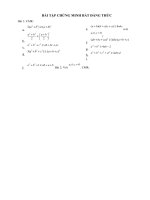 Bài tập chứng minh bất đẳng thức lớp 10