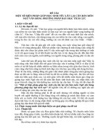 “Một số biện pháp giúp học sinh yếu lấy lại căn bản môn Ngữ văn bằng phương pháp dạy học tích cực”