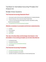 Test bank for intermediate accounting principles and analysis 2nd 