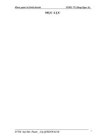 Chuyên Đề Thực Tập Chất Lượng Chương Trình Du Lịch