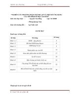 Đề tài Nghiên cứu phương pháp thành lập một số ứng dụng của mô hình cao DEM