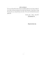 Nghiên cứu giải pháp nâng cao năng lực quản lý dự án đầu tư xây dựng công trình thủy lợi sử dụng vốn ADB trên địa bàn tỉnh lào cai 