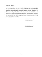 Nghiên cứu đề xuất giải pháp nâng cao chất lượng công tác thẩm định dự án tại sở nông nghiệp và phát triển nông thôn hà nam 