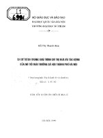 di cư tự do trong quá trình đô thị hóa và tác động của nó tới môi trường xã hội thành phố hà nội