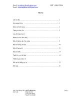 Đề tài Quản lý Xây dựng thời khoá biểu cho các trường phổ thông