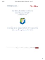 Tổng hợp đề thi violympic toán lớp 5 cấp trường (vòng 1   vòng 12 n  