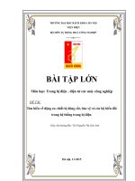 Tìm hiểu về động cơ, thiết bị đóng cắt, bảo vệ và các bộ biến đổi trong hệ thống trang bị điện