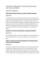 Test bank for management accounting for business colin drury 5th edition