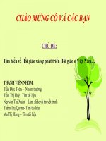 Tìm hiểu về hồi giáo và sự phát triển hồi giáo ở việt nam