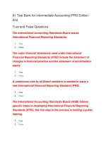 81 test bank for intermediate accounting IFRS edition 2nd