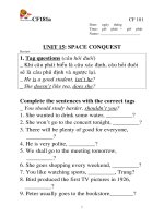 AV 11 Unit 15 Space conquest 2