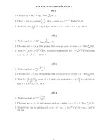 Đề bài BTL Matlab giải tích 2 tháng 4 năm 2016  Trường ĐHBK TPHCM