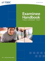 Down tài liệu TOEIC+Bridge+Examinee+handbook