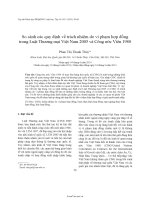 So sánh các quy định về trách nhiệm do vi phạm hợp đồng trong luật thương mại việt nam 2005 và công ước viên 1980   luận văn, đồ án, đề tài tốt nghiệp 